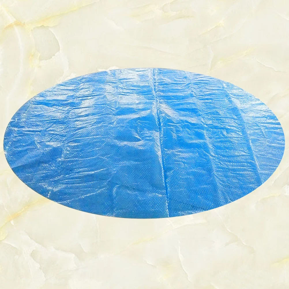 1 قطعة غطاء حمام السباحة الشمسية العزل الحراري الأزرق 2.90 متر دائم طوي سهلة التركيب لحمامات السباحة إطار قابل للنفخ مقاوم للماء