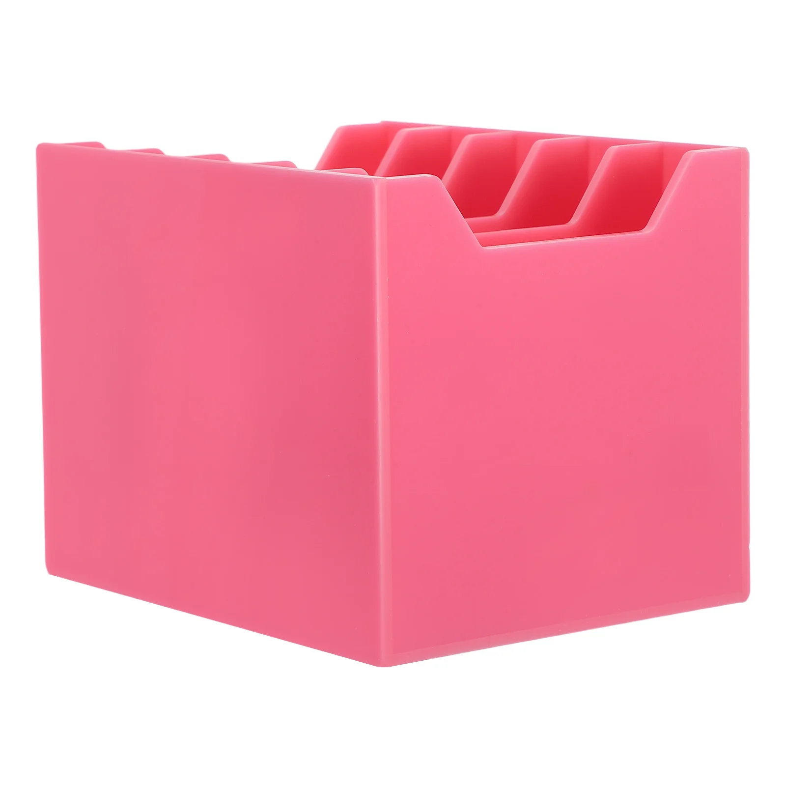 

Desktop Acrylic Multi-Compartment Phone Organizer Stand for Office Classroom Meeting Phone Storage Box Management Rack