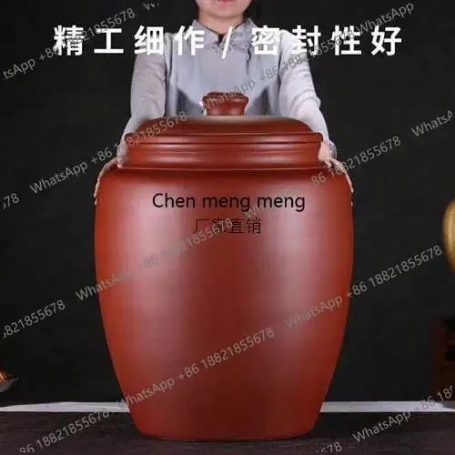 New, rice jar large, rice bucket household sealed bucket ceramic rice jar with lid
