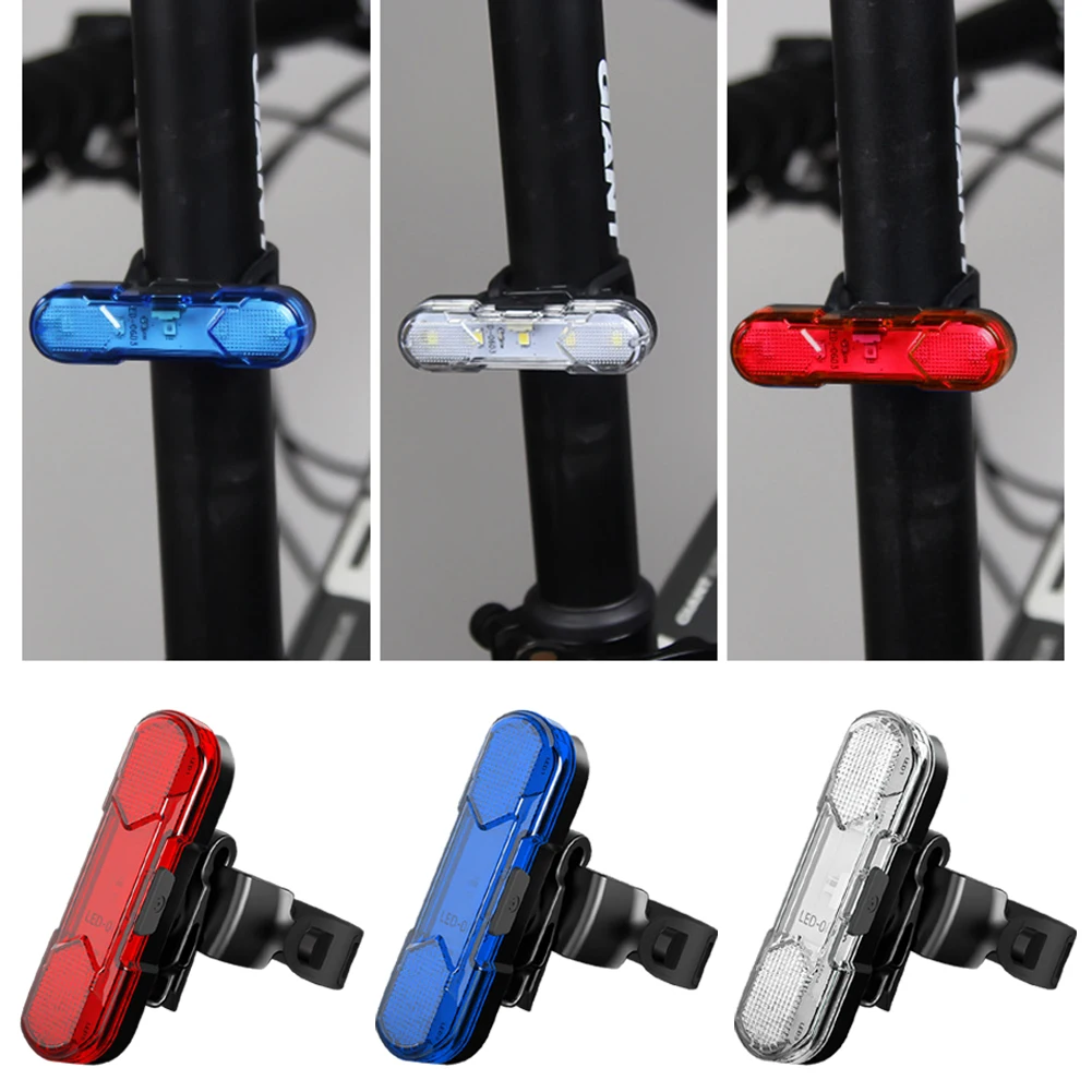 Bicycle Taillight MTB Red Light Bike Rear Light USB Rechargeable LED Bike Warning Light Waterproof Mountain Bicycle Tail Lamp