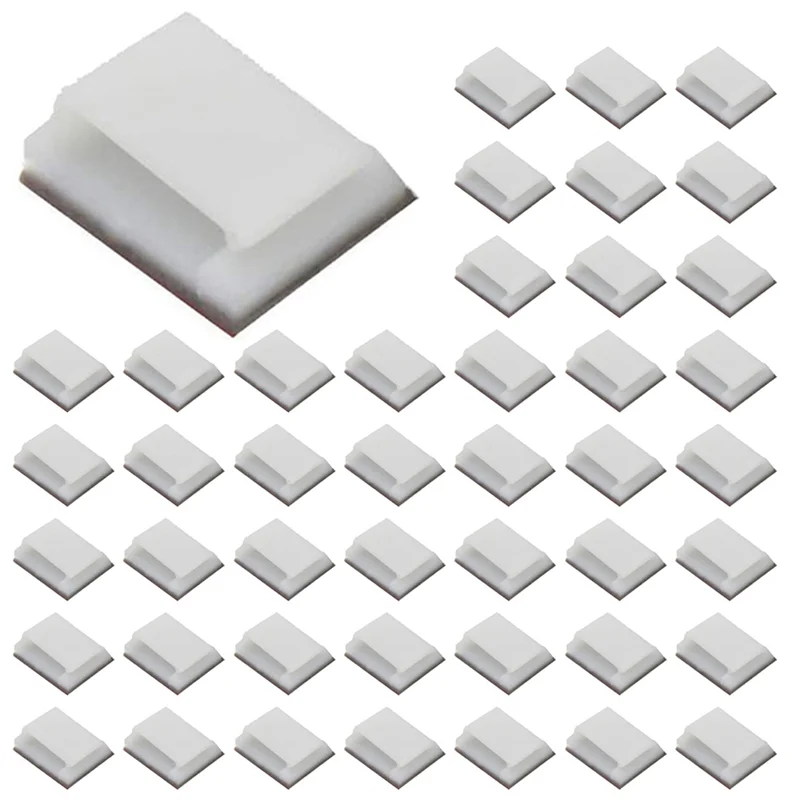 

ABAH-Self-Adhesive LED Strip Light Mounting Brackets And Clips,LED Light Strip Clips,LED Strip Light Holder (1000-PACK White)