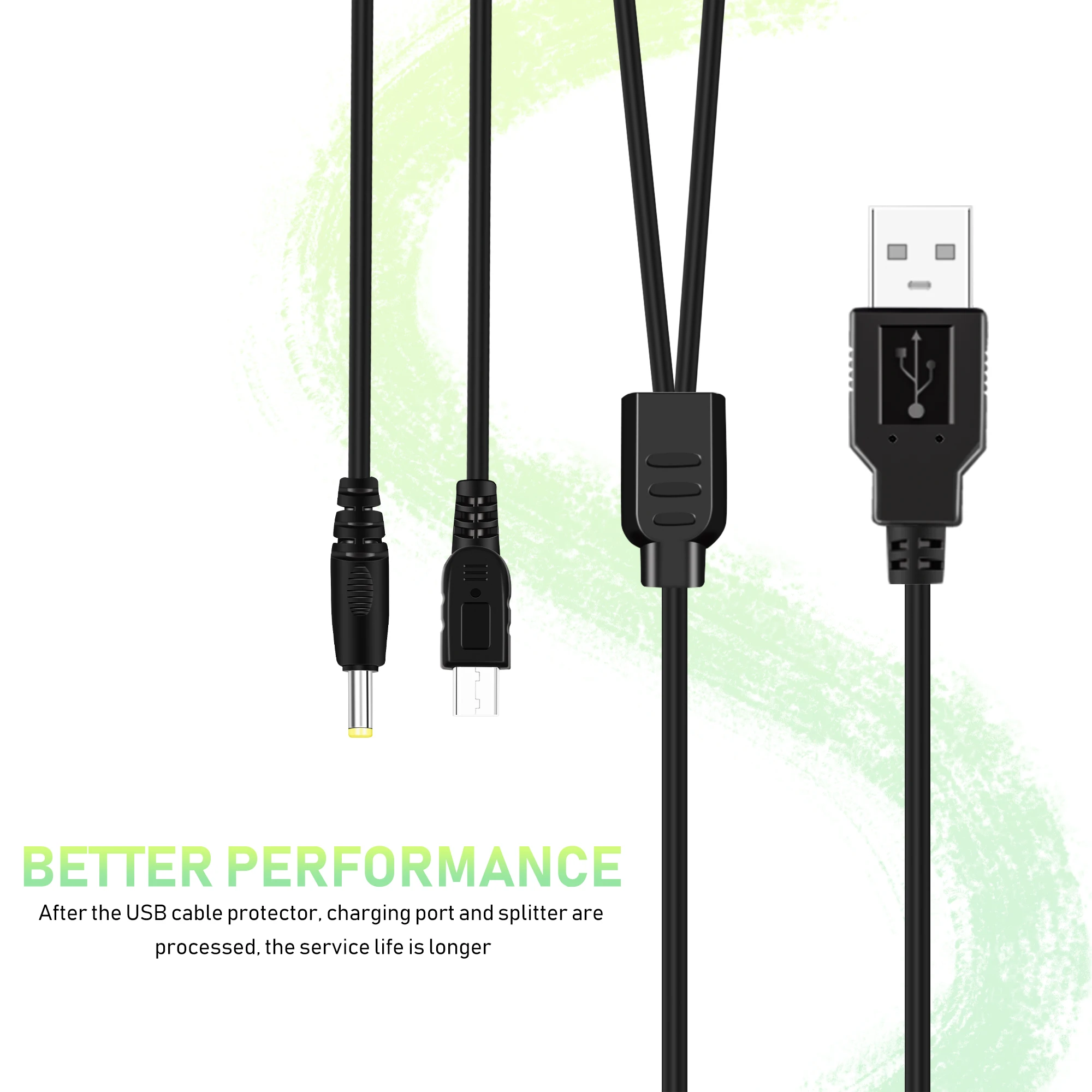 PSP كابل الشاحن ، المحمولة USB PSP سلك الطاقة والبيانات كابل لسوني PSP 1000 2000 3000 ، كابل شحن 2 في 1