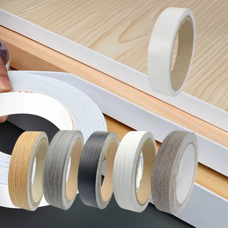 

1 шт. 10м х 2см Самоклеящаяся кромка из ПВХ, декоративная наклейка для дома, подходит для отделки кромок деревянных кухонь и мебели