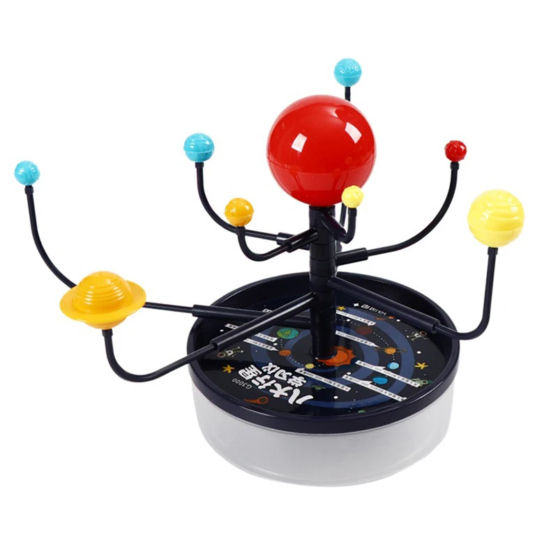 1Set Solar System Nine Planets Model Science Kit DIY Assembly Parent-child Interaction Planetarium Toy Educational Toy