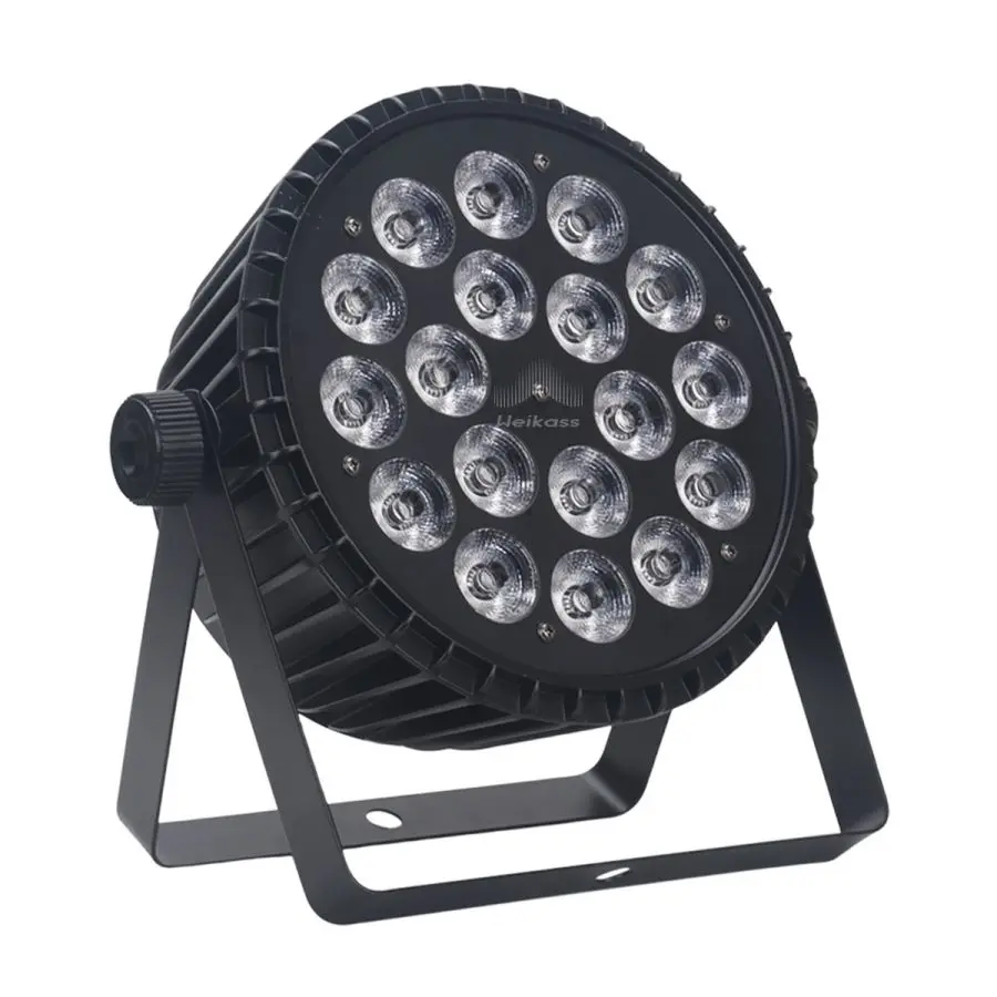 Geen Belasting 8 Stuks Aluminium Flat Par 18X12W 4in1 Legering Par Led Slim Par 18X18W Rgbwa Uv Wash Licht Professionele Dj Par Wash Licht Hoog