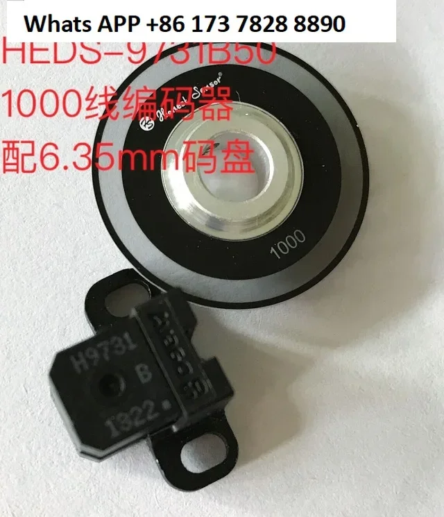 

Spot AVAGO HEDS-9731 #B50 read head + code disc 1000 lines/pulse AB two-phase, stepper motor