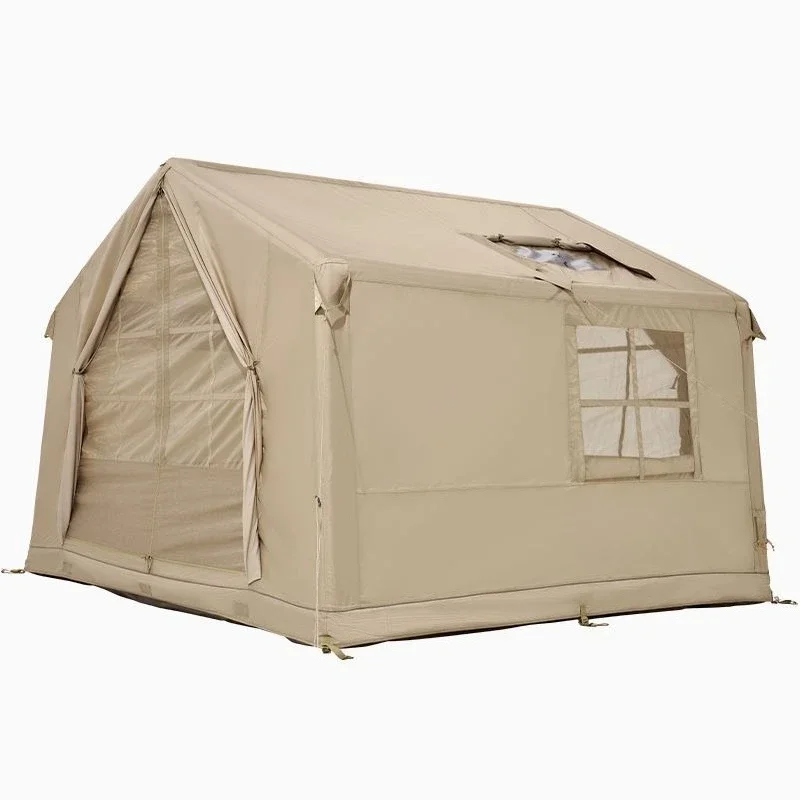 Tent rainproof thickened outdoor camping portable folding windproof sunscreen inflatable house tent cloud residence