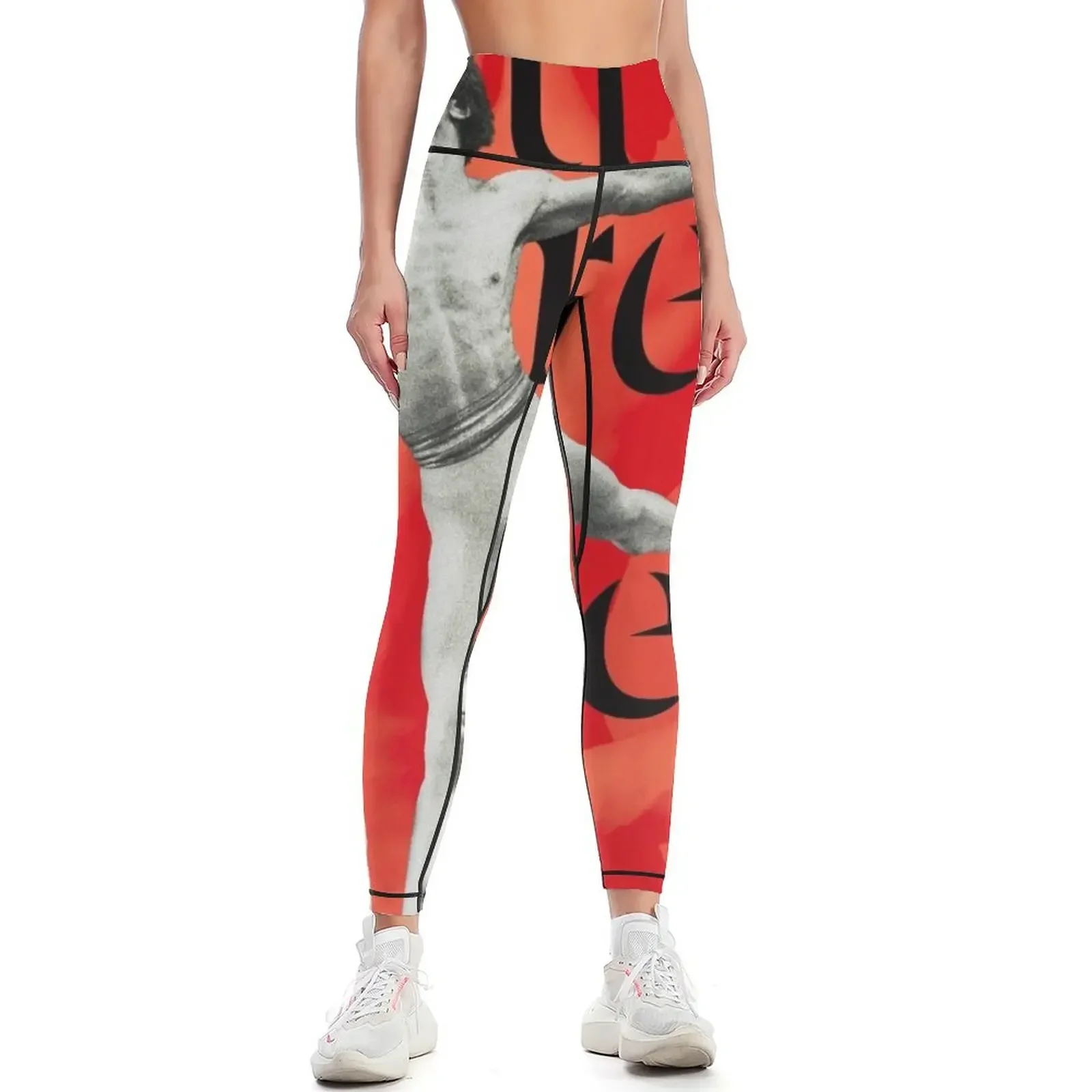 

Rudolf Nureyev Portrait Collage 2 Leggings gym's sportswear jogging pants Women's fitness workout shorts Womens Leggings