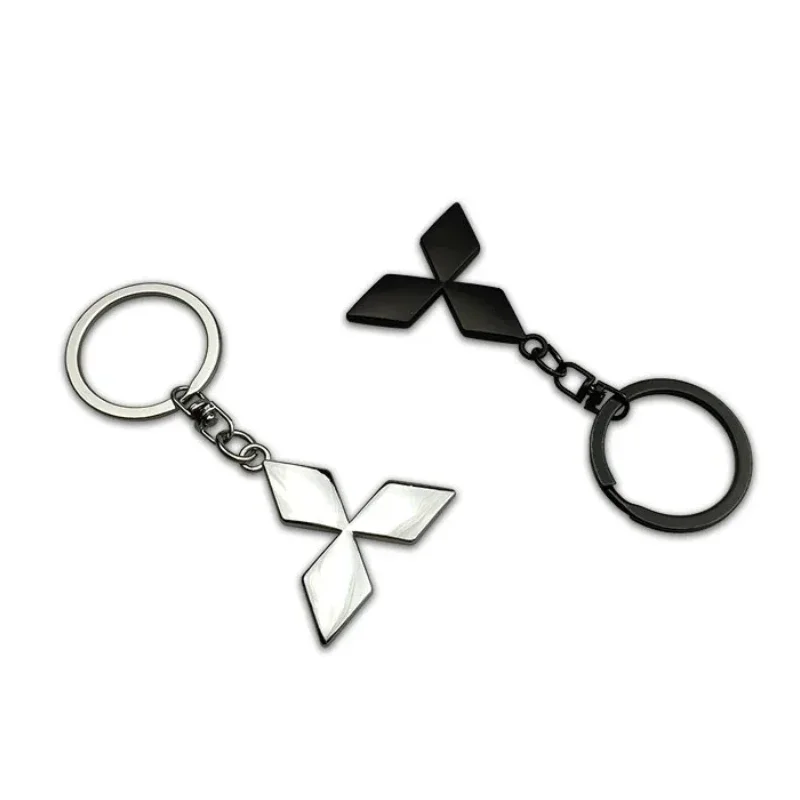 Car Key Chains Keyring Holder Auto Keychain Pendant for Mitsubishi Lancer ASX L200 Colt Pajero Mirage Outlander Eclipse