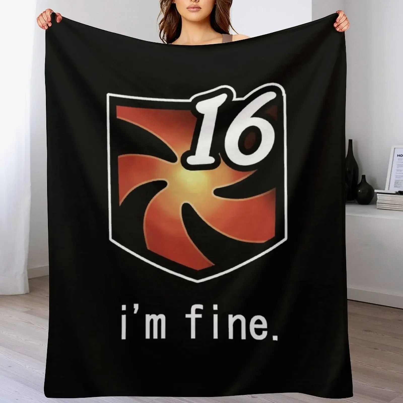 

I'm Fine Vuln Stacks [FFXIV] Classic T-Shirt Throw Blanket Summer Cool Breathable Blanket for Sleeping