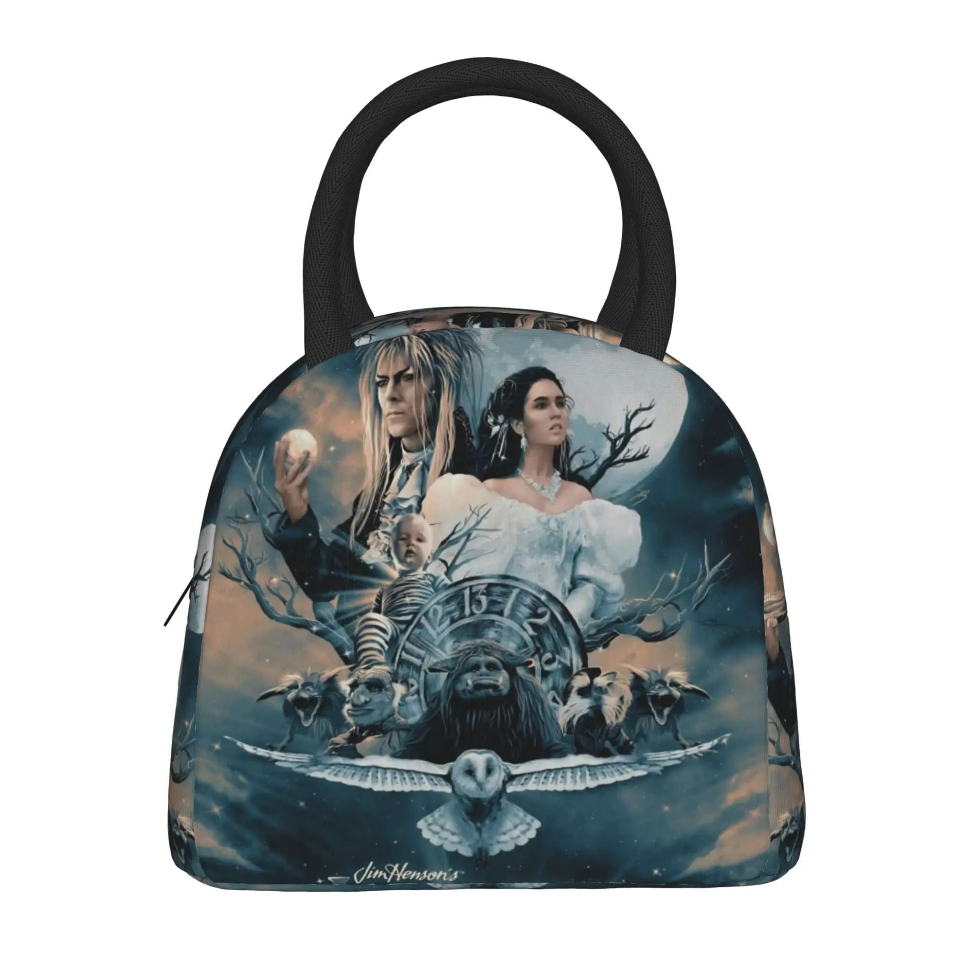 Insulated Lunch Bag Labyrinth Movie Merch  Storage Food Box Multifunction Cooler Thermal Bento Box For Work