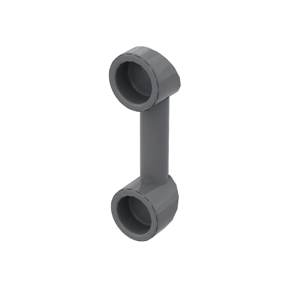 50 pçs 6190 barra 1x3 antigo telefone blocos de construção alça rádio 2 pinos tijolos partícula quebra-cabeça brinquedos crianças aniversário presente do miúdo