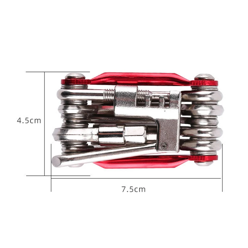 Portable Bicycle Tool Multi Repair Tools Kit Folding Allen Wrench Spoke Hex Wrench Bike Maintenance Tool Set Cycling Accessories