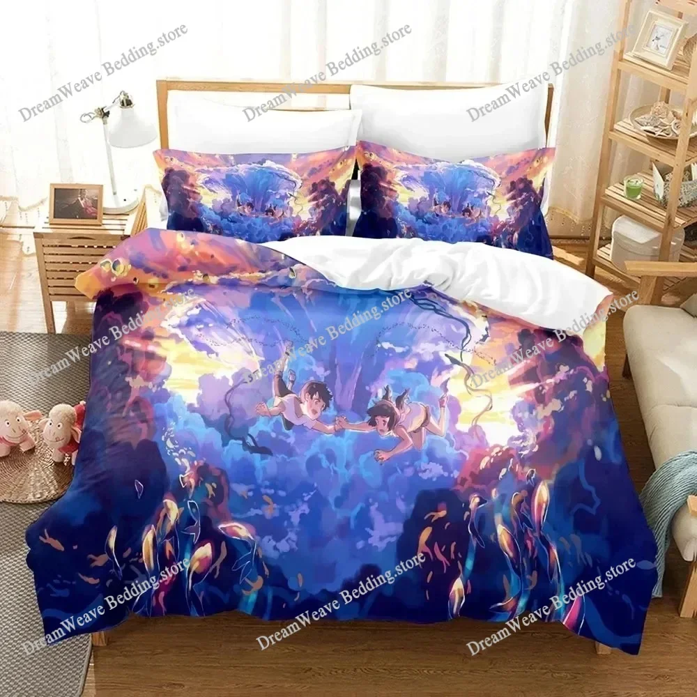 

3D Printed Anime The Son of Weather Bedding Set Duvet Cover Bedroom Comforter Single Twin King _Size Quilt Cover Home Textiles