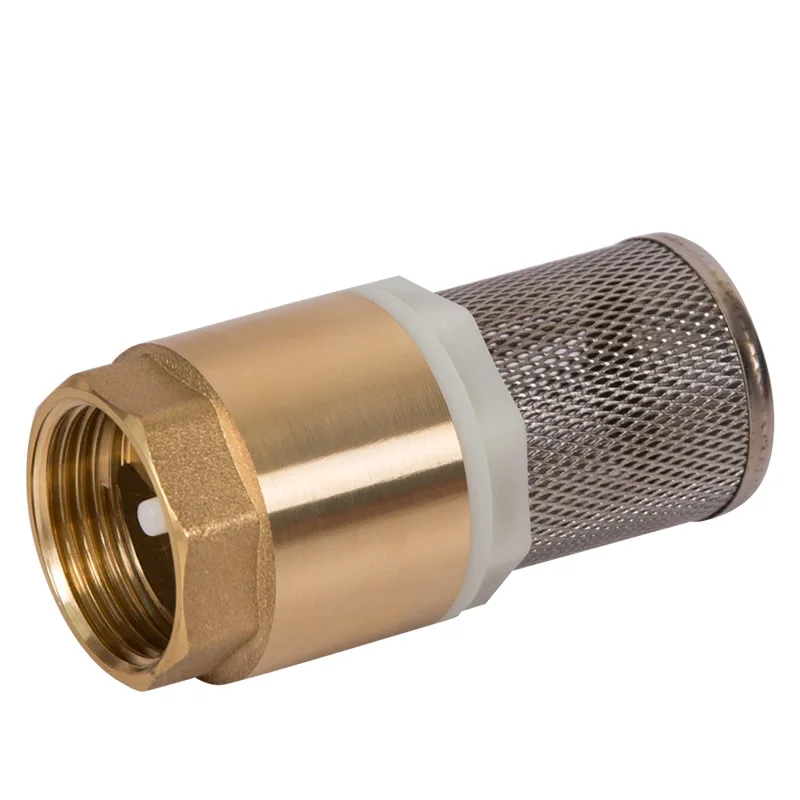 

filter copper bottom valve vertical copper check valve relief valve double door all copper bottom with filter screen