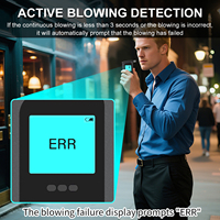 Portable Breath Alcohol Tester with LED Digital Display Alcohol Detector Alcotester for Personal & Professional Use