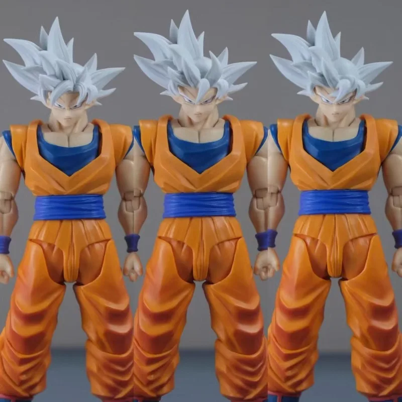 In Stock！Dragon Ball SHF Son Goku Series Upgrade Parts Ultra Instinct Goku Accessory Pack 1/12 Scale Head Sculpt Accessories view 4
