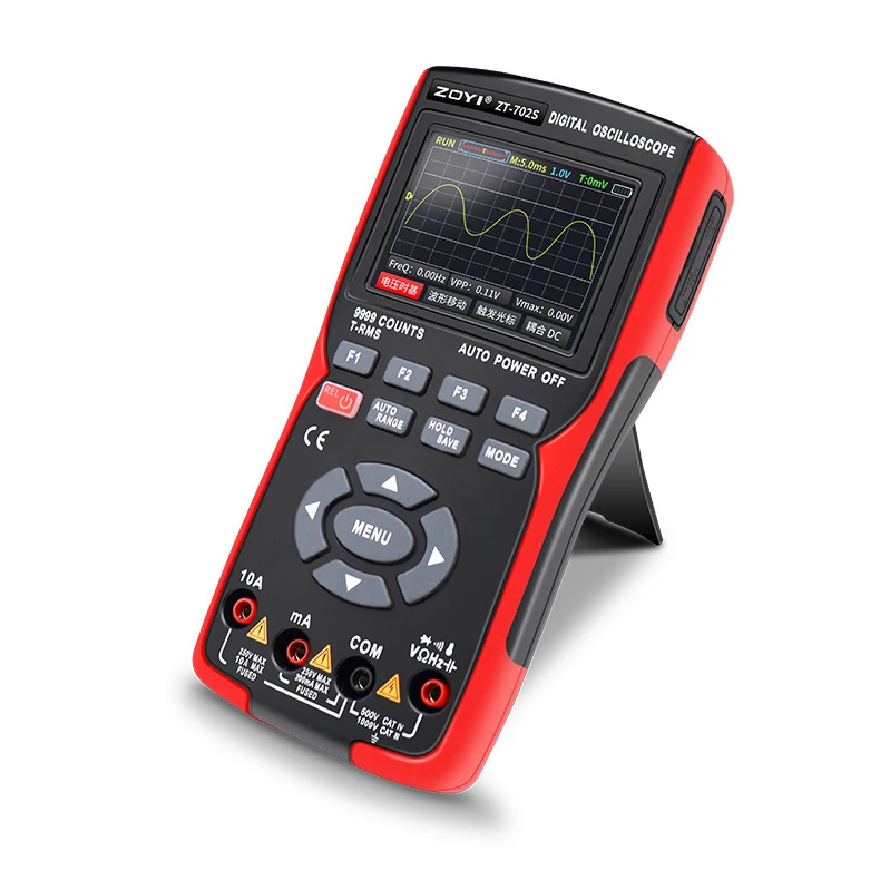 ZOYI ZT702S ZT703S Digital Auto True RMS 10MHZ Data Storage 2 in 1 Oscilloscope Multimeter with signal Generator