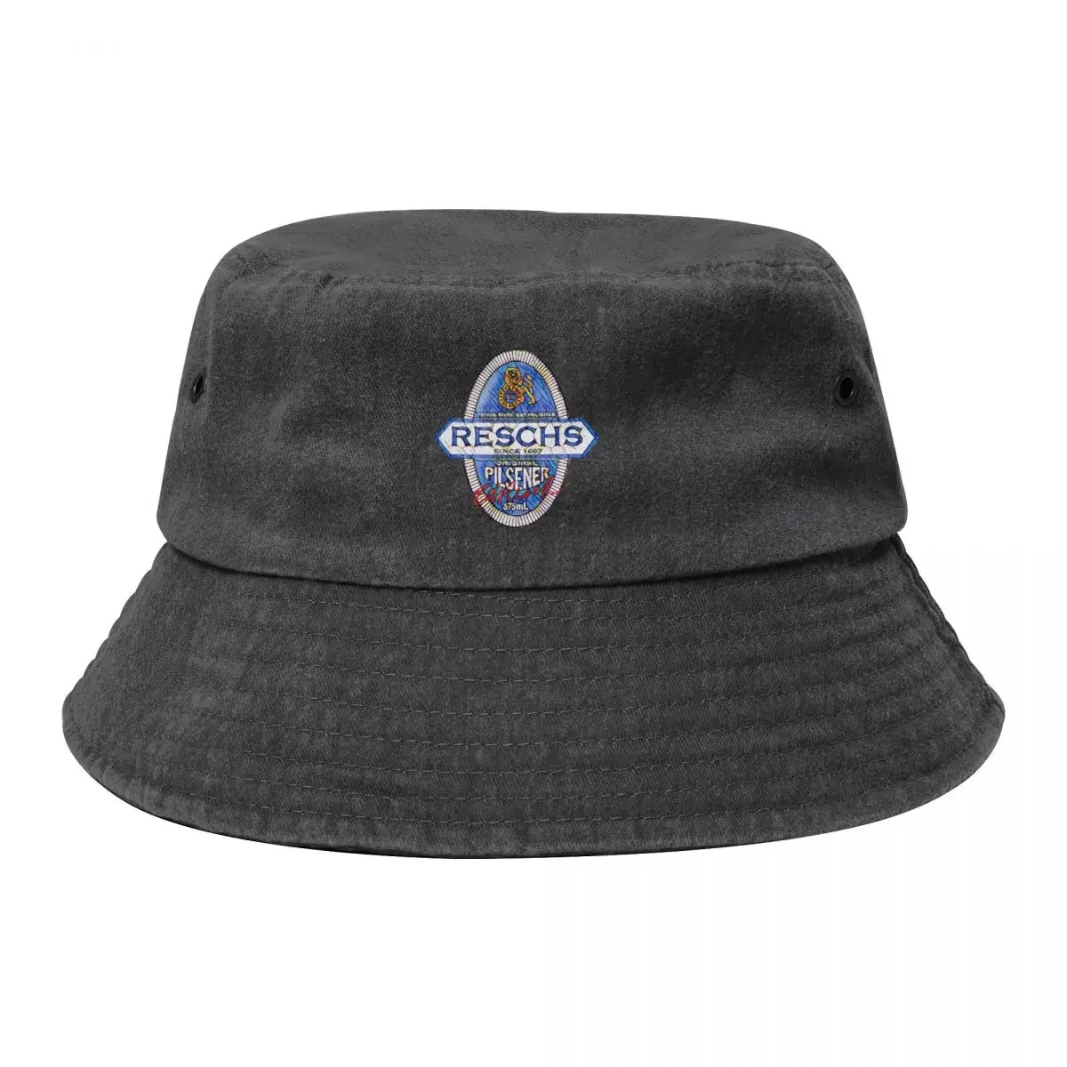 

RESCHS PILSENER Beer Label Bucket Hat Gentleman Hat Thermal Visor Wild Ball Hat Women's Hats For The Sun Men's