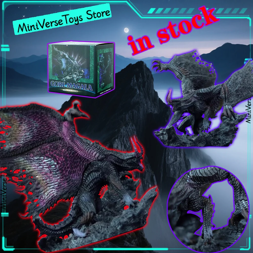 

In Stock Gore Magala Figure Monster Hunter Action Figure CFB Handmade Collectible Model Statue Desk Decroation Toy for Kid Gift