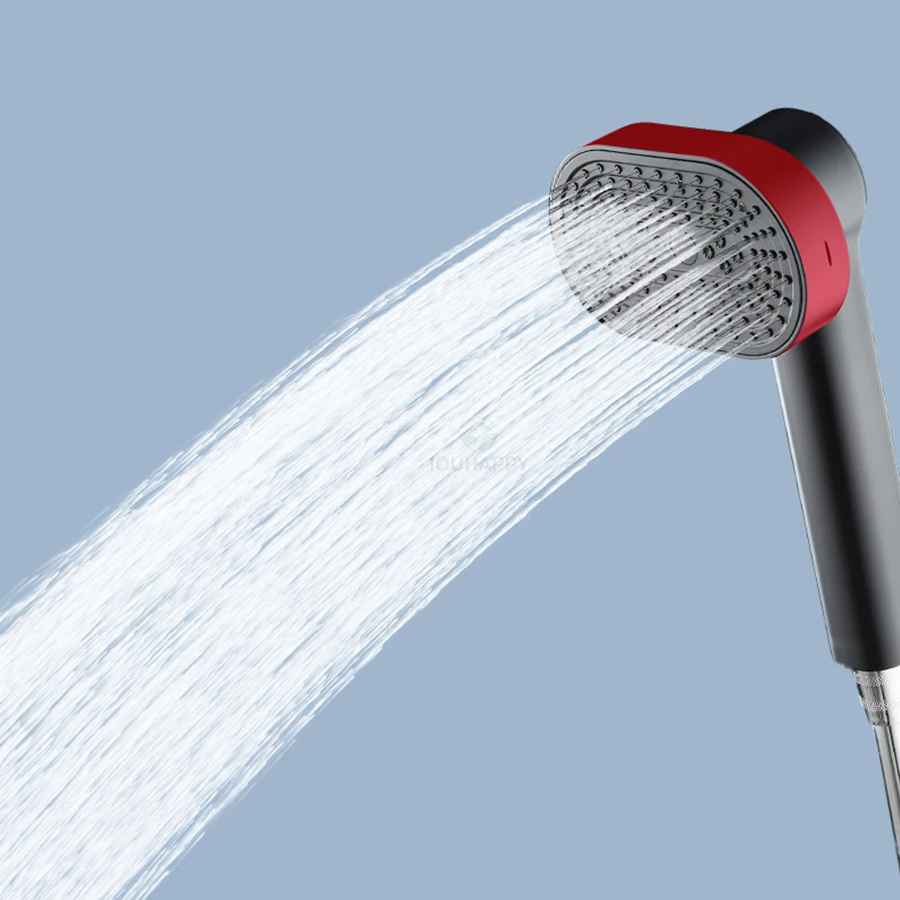 4 Jet Modes Adjustable Shower Head Set 360° Rotation Portable Spray High Pressure Shower Head with Hose Bathroom Accessories