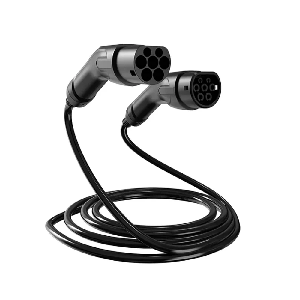 

Европейские электромобили IEC62196 32A 480V Трехфазный кабель для зарядного устройства для электромобилей от Type2 до Type 2 5 метров Режим ТПУ 3 Кабель для зарядки электромобилей