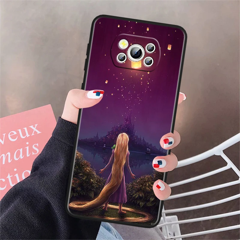 Disney Rapunzel Cute For Honor V20 10i 10X 9S 9X 9C 9A 8X 8C 8A 7S 7C 7A Magic 5 Lite Pro MAX Black Soft Phone Case