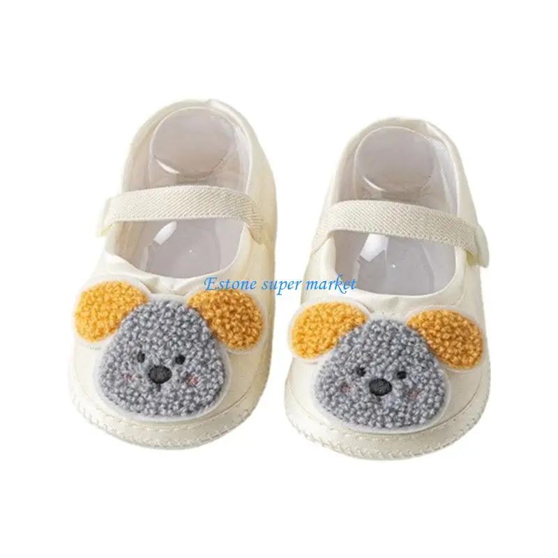 

090B 1 Pair Infant Anti Skid Floor Shoes with Cartoon Design for Baby Soft & Lightweight Toddler Learning to Walk Shoes