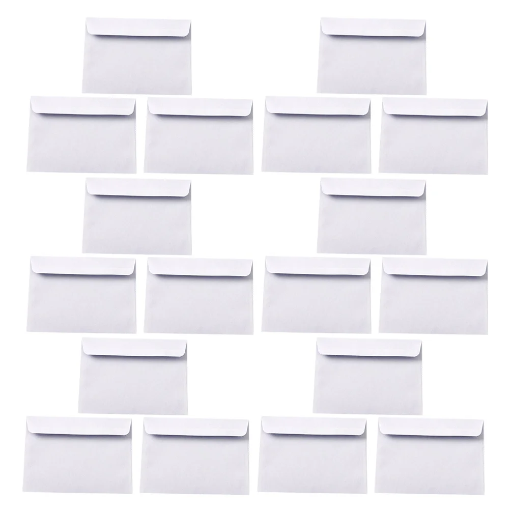 100Pcs Security Pattern White Business Envelopes Self-Sealing Privacy Protection Office Documents Letter Size Mailing Supplies