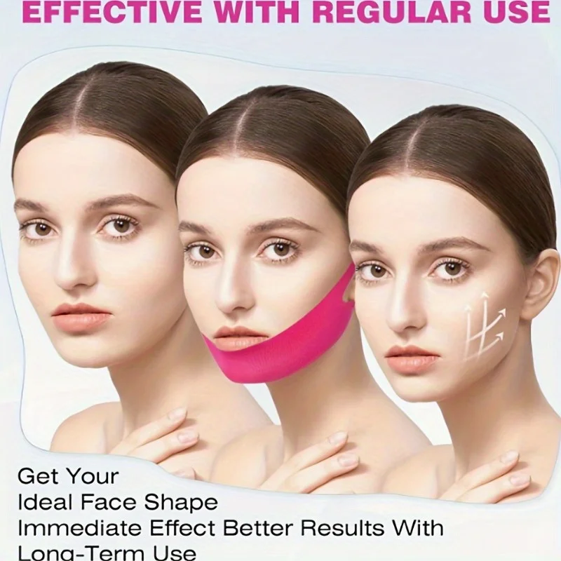 3pcs Face Line Lifting Tape, Double Chin Training Tape, Chin Lifting Tape, Sculpting Collagen with Aloe Vera And Hyaluronic. - view 4