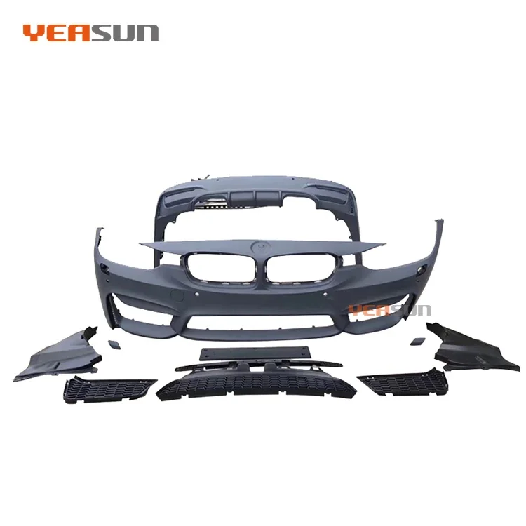 High quality front bumper rear bumper F30 M3 style PP material for BMW 3series 2013 2014 2015 2016