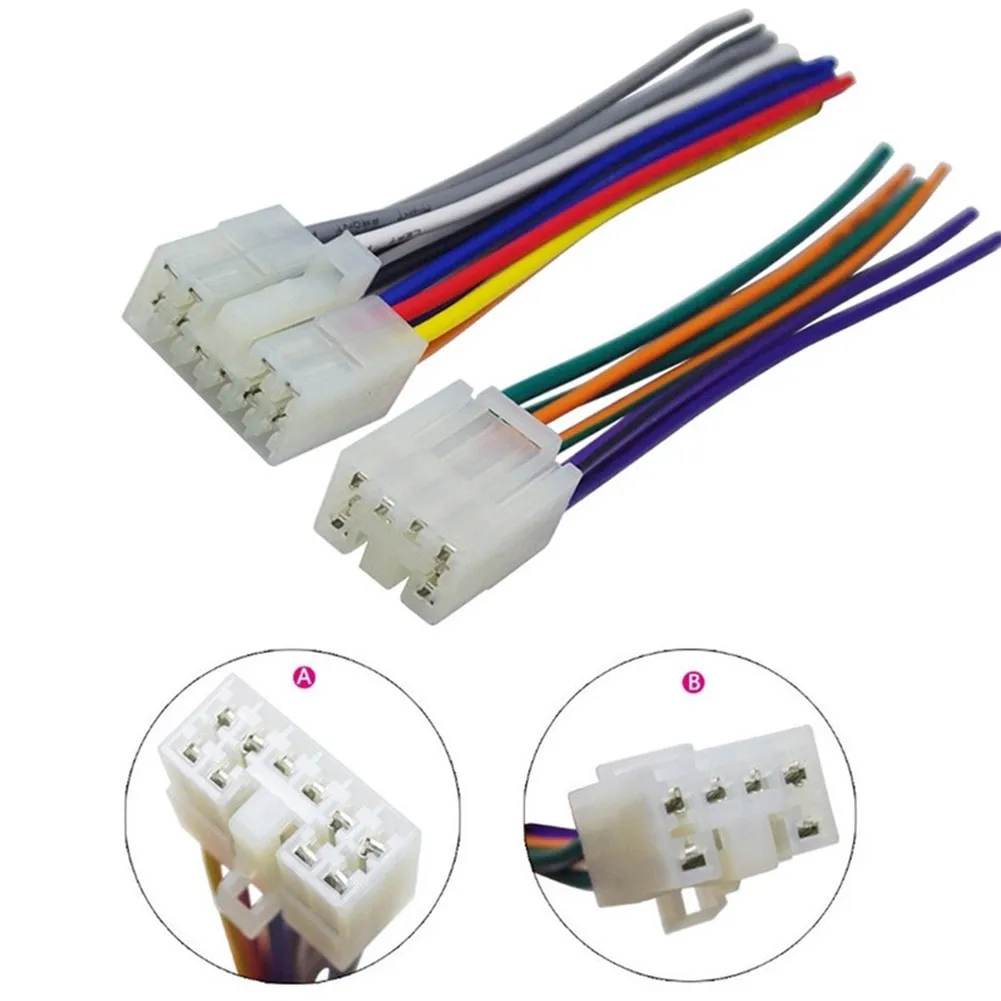 For Toyota Vehicle Stereo Harness Adapter for Seamless Aftermarket Radio Integration Using 10 Pin and 6 Pin Layout