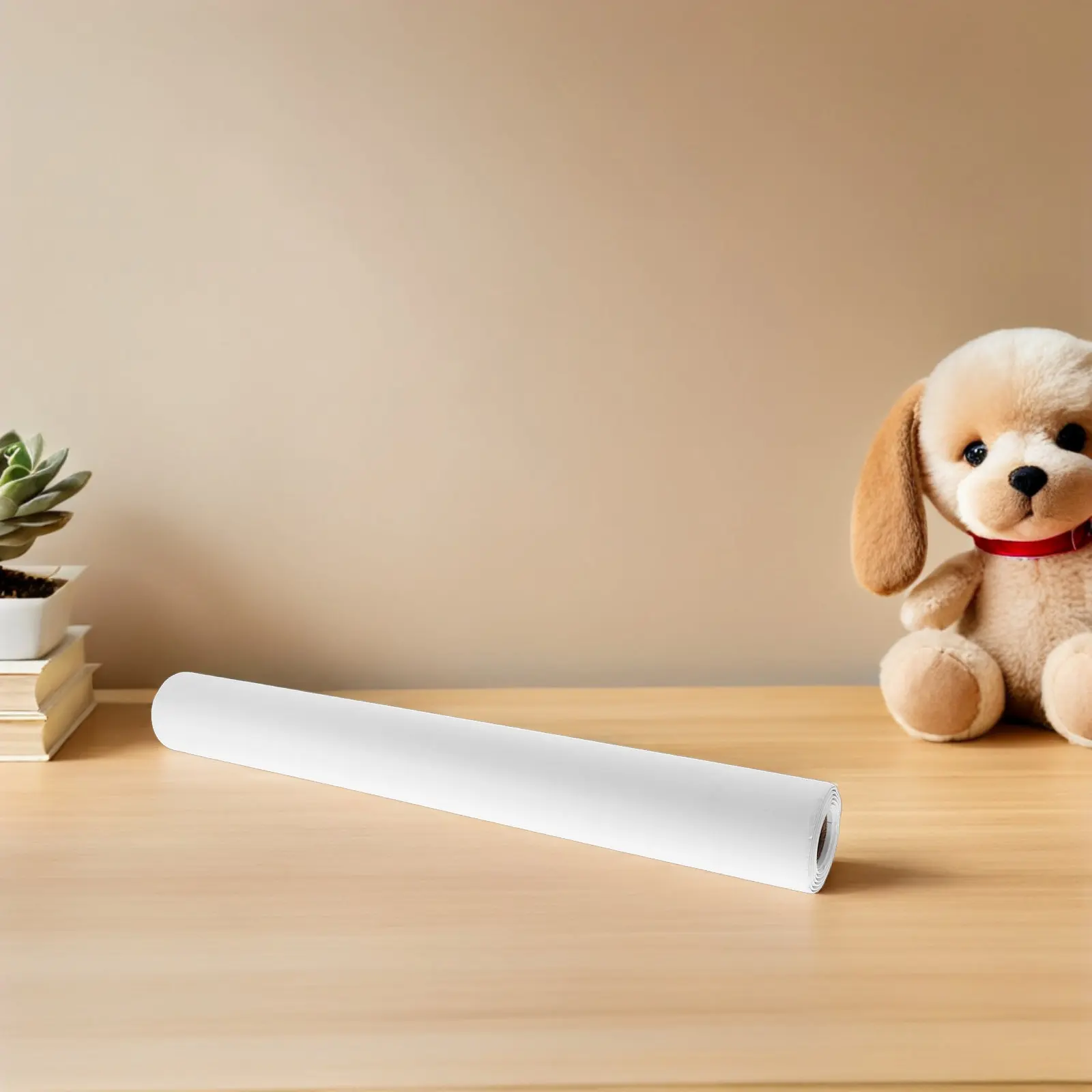 Childrens Drawing Roll Pure White Blank Paper for Kids Painting Drawing Doodling DIY Craft Activities Easel Compatible Long Roll