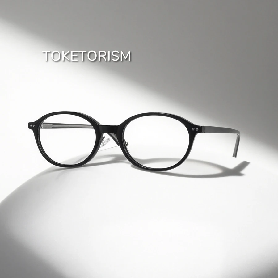 

Toketorism новые овальные женские очки анти-синие компьютерные очки для мужчин TR90 оптические оправы