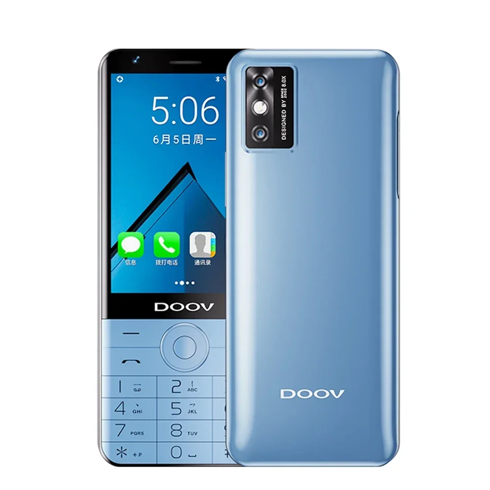 UNIWA DOOV R17 Pro 4G Mobile Phone Smart Touch Screen Whatsapp Android 13 Keypad Phones 3.54" 4GB 64GB 2300mAh Cellphone