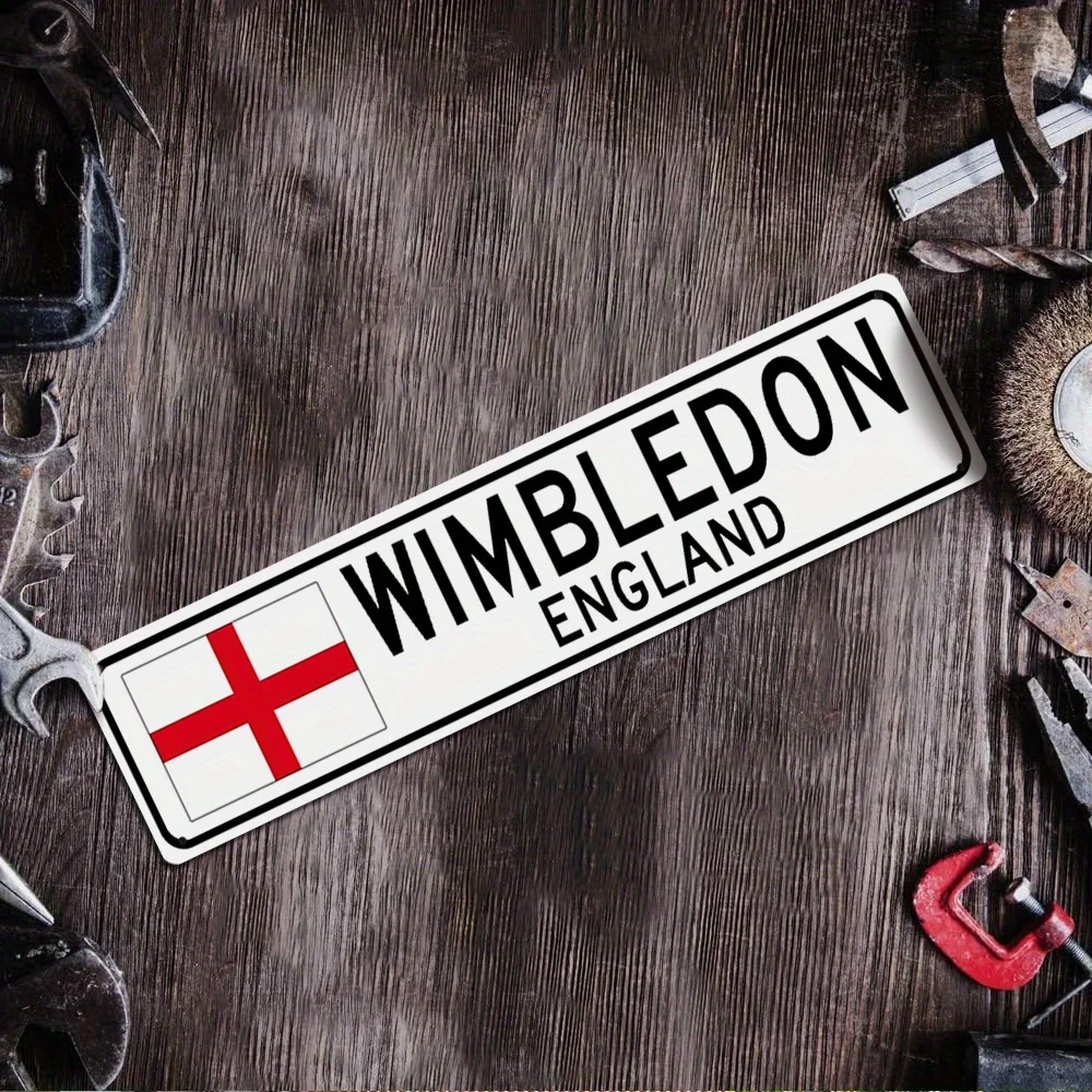 2D plate, de Wimbledon, Angleterre, mesurant,  pouces - Idéale pour la maison, le bar, le café et la décoration