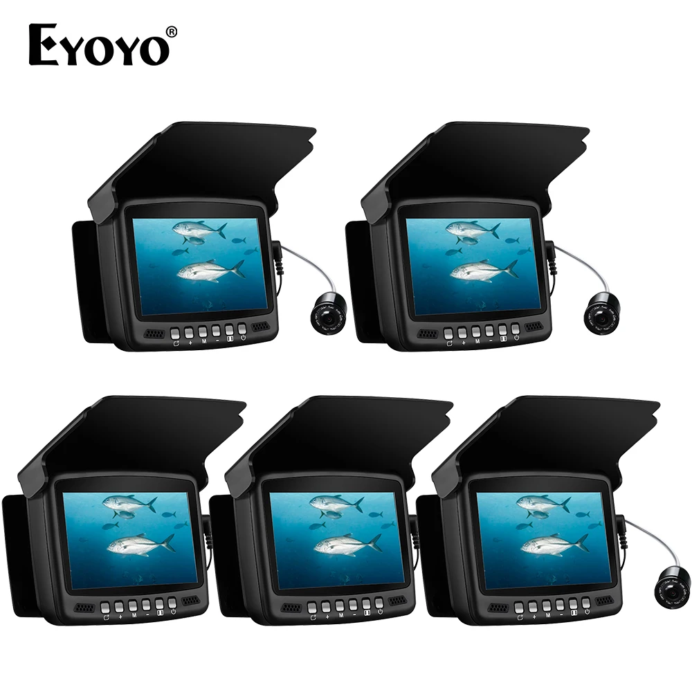 Eyoyo Underwater Fishing Camera Kit EF43A Model 5pcs/10pcs Wholesale Winter Fish Finder With 4.3