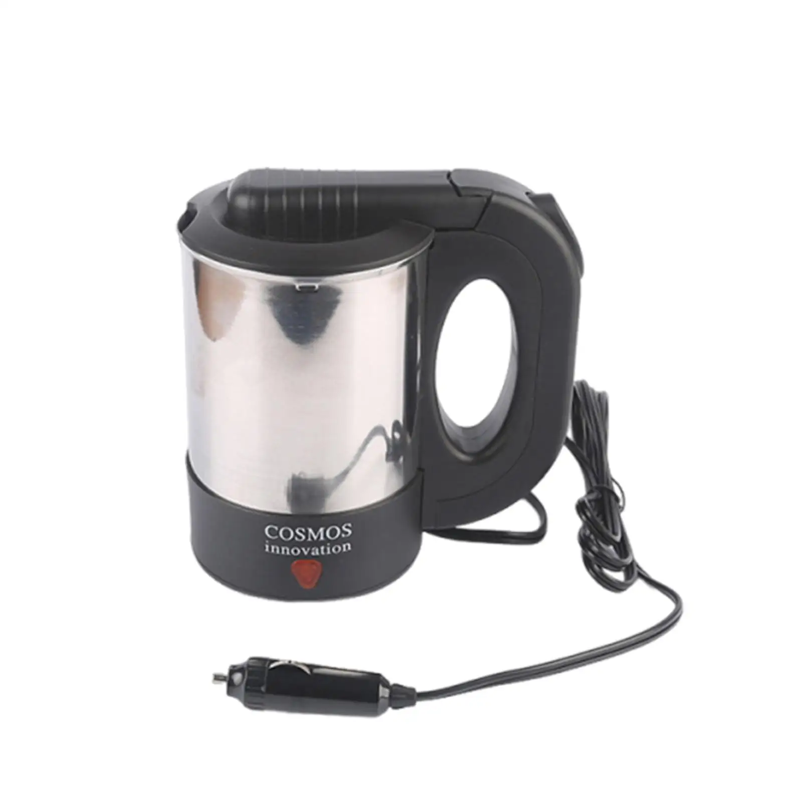 Stainless Steel Car Kettle Electric Water Heater 500ml Fast Heating Travel Cup for Truck Tea Coffee Milk Vacuum Insulated