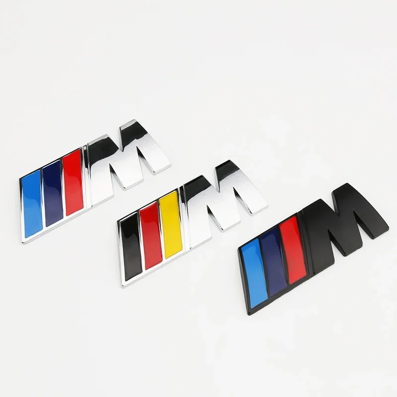 1pcs Car Front Grille Badge Emblem Grill For Performance M BMW E34 E36 E60 E90 E46 E39 E70 F10 F20 F30 X5 X6 X1 M3 M5 M6 F01 F02