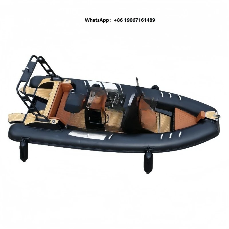 Cheap Price CE Certificate Deep v Hull Boat Inflatable Rib Boat with Electric Motor RHIB HRR8