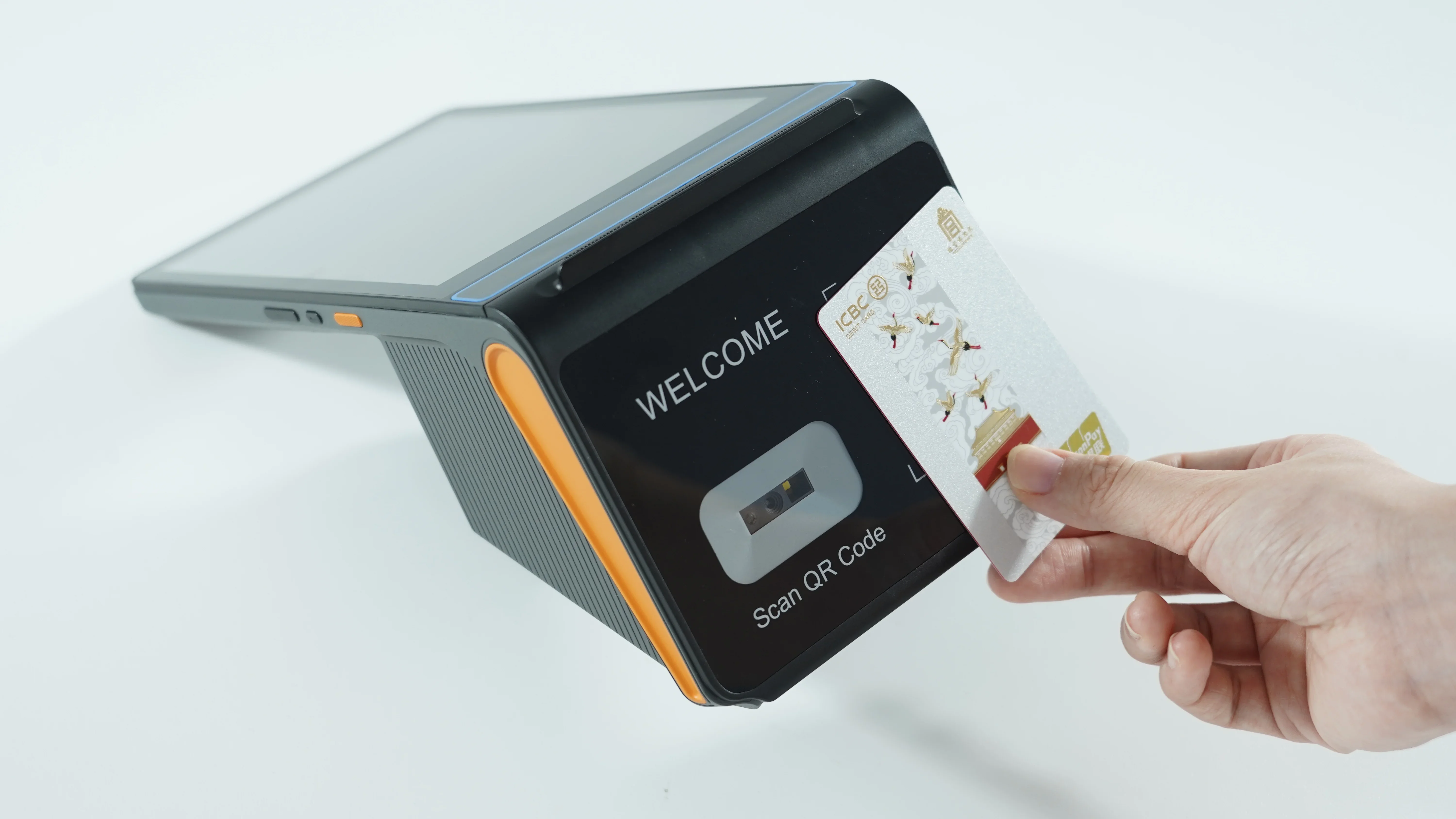 GOODCOM Terminale POS Android 12 Stampante da 80 mm Loyverse Desktop POS Registratore di cassa 4G WIFI BT Scanner NFC