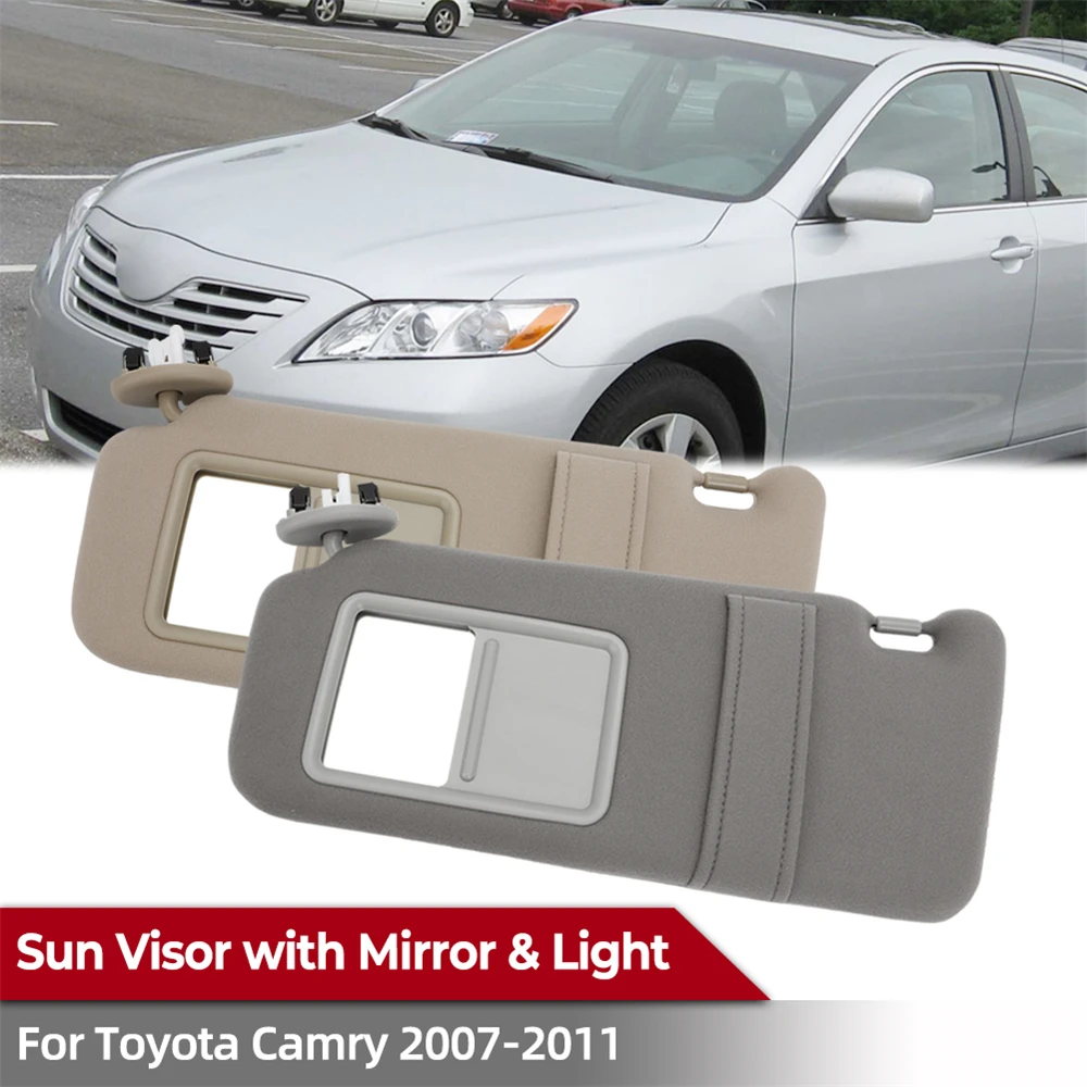 

Sun Visor With Light Driver Passenge Side Sunshade For Toyota Camry 2007 2008 2009 2010 2011 74320-06800-B0 74310-06770-B0