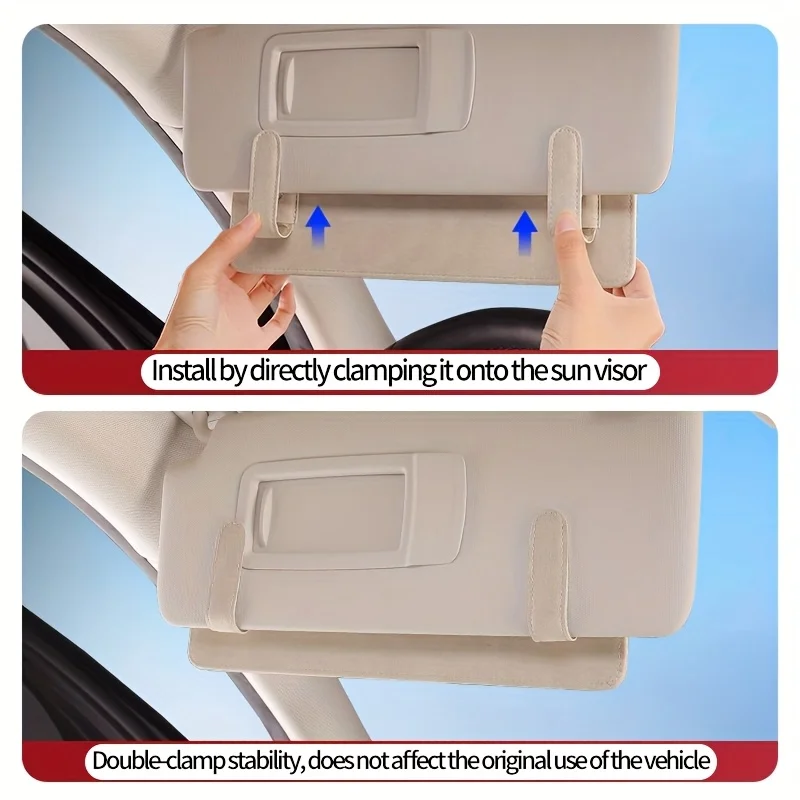 Auto-Sonnenschutz-Verlängerungsplatte, Auto-Sonnenschutzblende, Sonnenlicht-Abweiser, Verlängerung, Blendschutz, Augenschutz, Universelle Sonnenschirme – Detail 6
