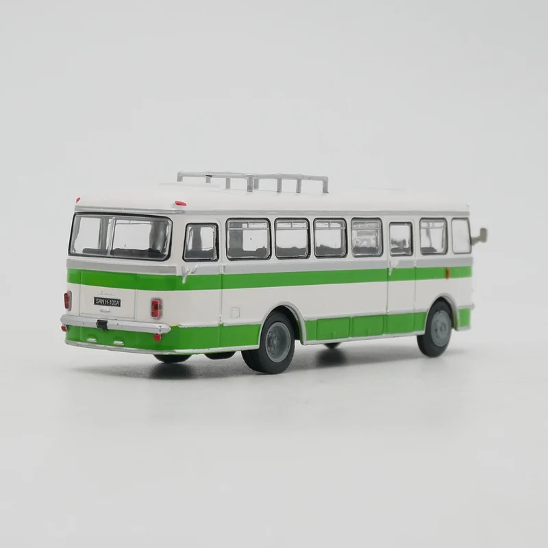 Diecast Ixo escala 1:72 Ist SAN H100A, autobús polaco, autobús, coche de aleación, modelo coleccionable, juguete para regalo, adorno de exhibición de recuerdo