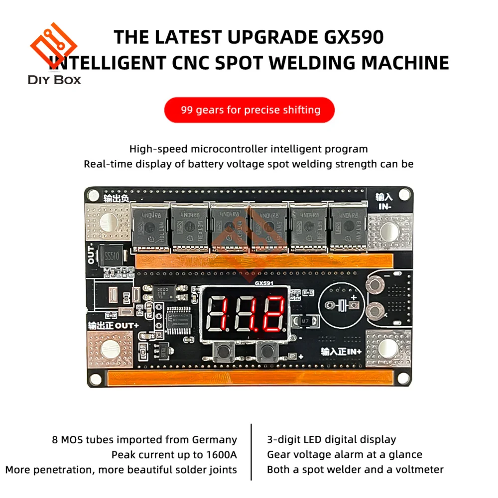 99 Gear Spot Welder portatile fai da te saldatrice a punti 18650 batteria al litio accumulo di energia PCB Circuit Board attrezzatura per saldatura