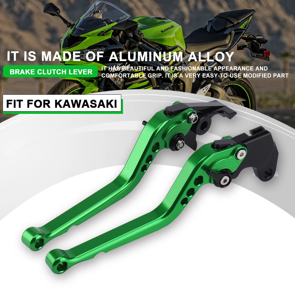 Palancas de embrague de freno largas/cortas para motocicleta, para Kawasaki Ninja 636, ZX-6R, ZX6R, ZX636, ZX-636, ZX636R, ZX-636R, ZX6RR, ZX-6RR, 2005, 2006