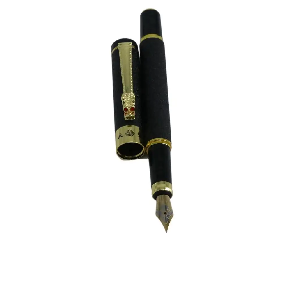 لوازم الكتابة المكتبية متجمد الأسود الفاخرة القرطاسية طالب الكتابة القلم الأعمال قلم حبر قلم حبر قلم حبر #6