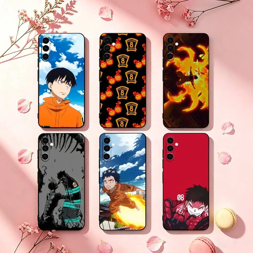 Чехол для телефона Shinra K-Kusakabe Anime Fire F-Force для Samsung Galaxy A73, A72, A71, A70, A53, A52, A51, мягкий силиконовый черный чехол