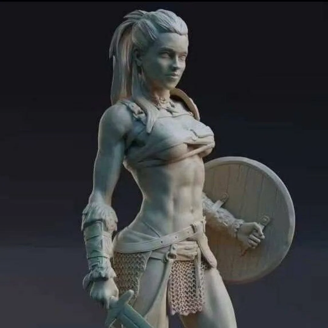 

1/24 Scale Resin Figure Model Kit Female gladiator Unassembled and Unpainted 3D printing DIY toy 354
