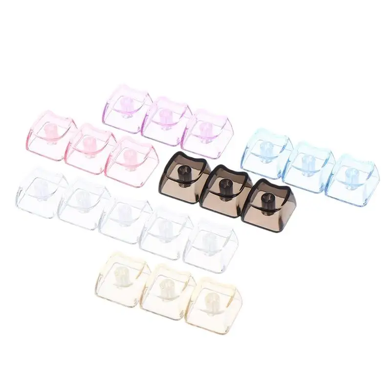 10/20pcs MAO Profile DIY No Engraved Keycap For MX Switch Keyboard Cute Cat Shaped Transparent Keycaps PBT 1U PC Blank Key Caps